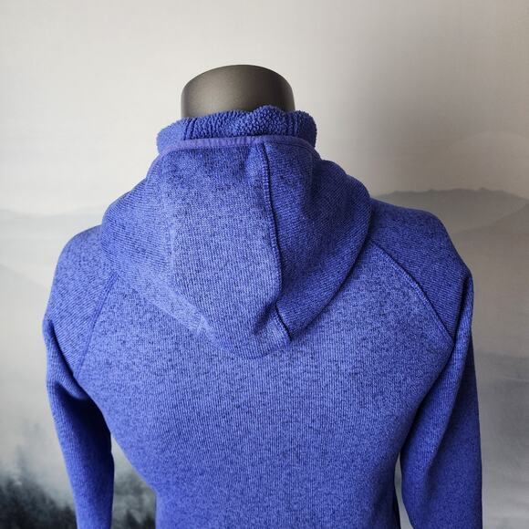 L.L.Bean Kid's Blue Hooded Sweater Fleece Full Zip Jacket | Kid's Large (14-16) - Picture 10 of 14